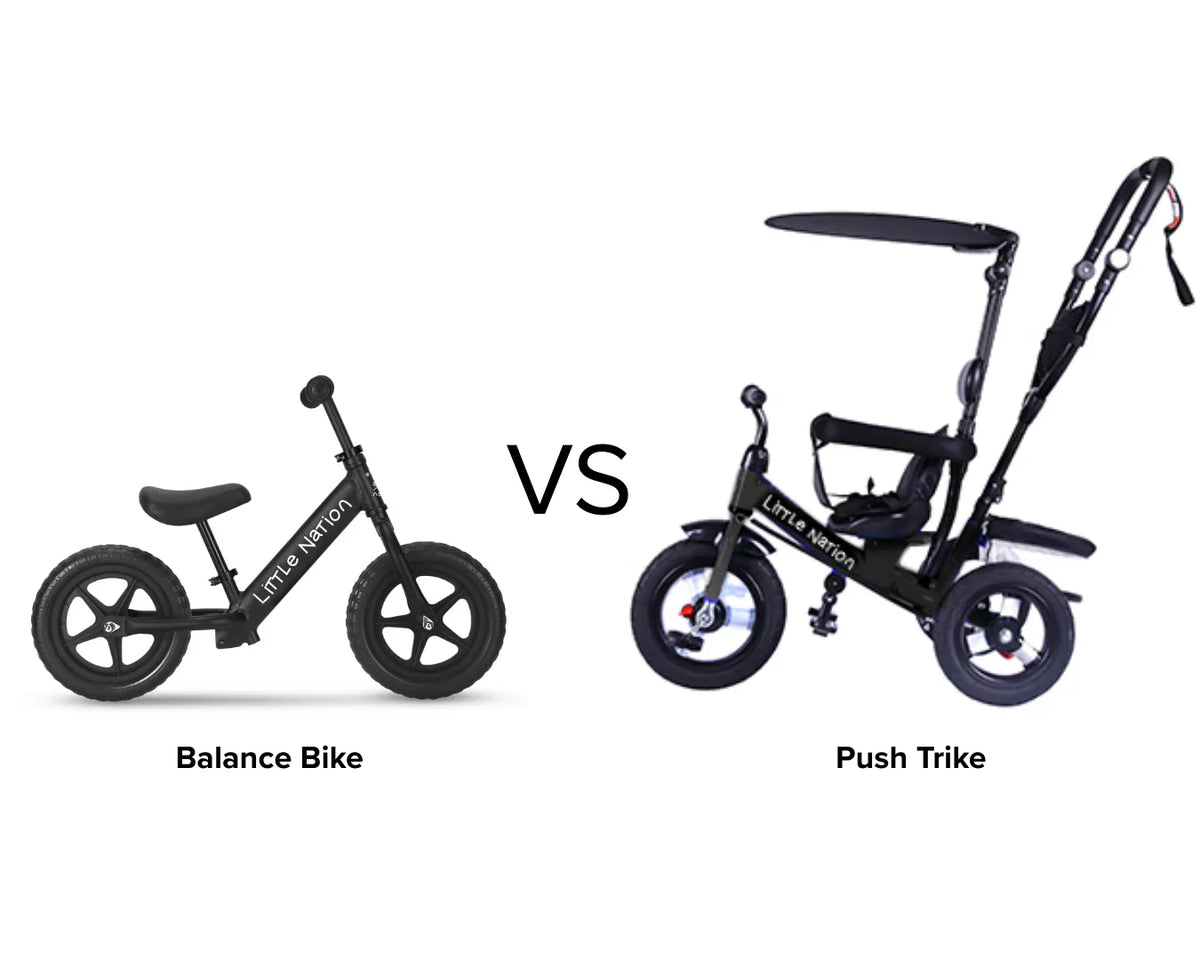 Push Trike vs Balance Bike for Toddlers