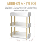 3-tier Book Shelf Organizer