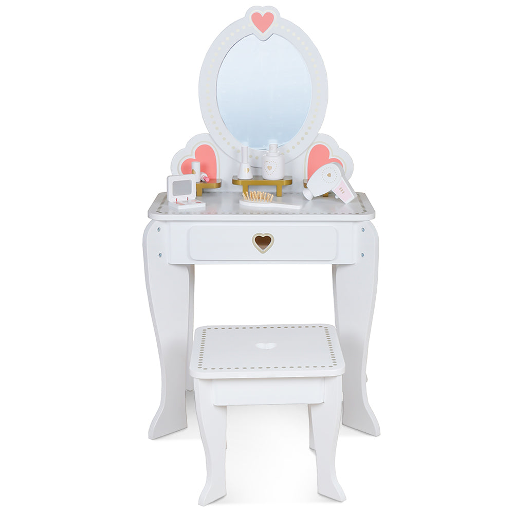 Wooden Dresser Table with Vanity Kit