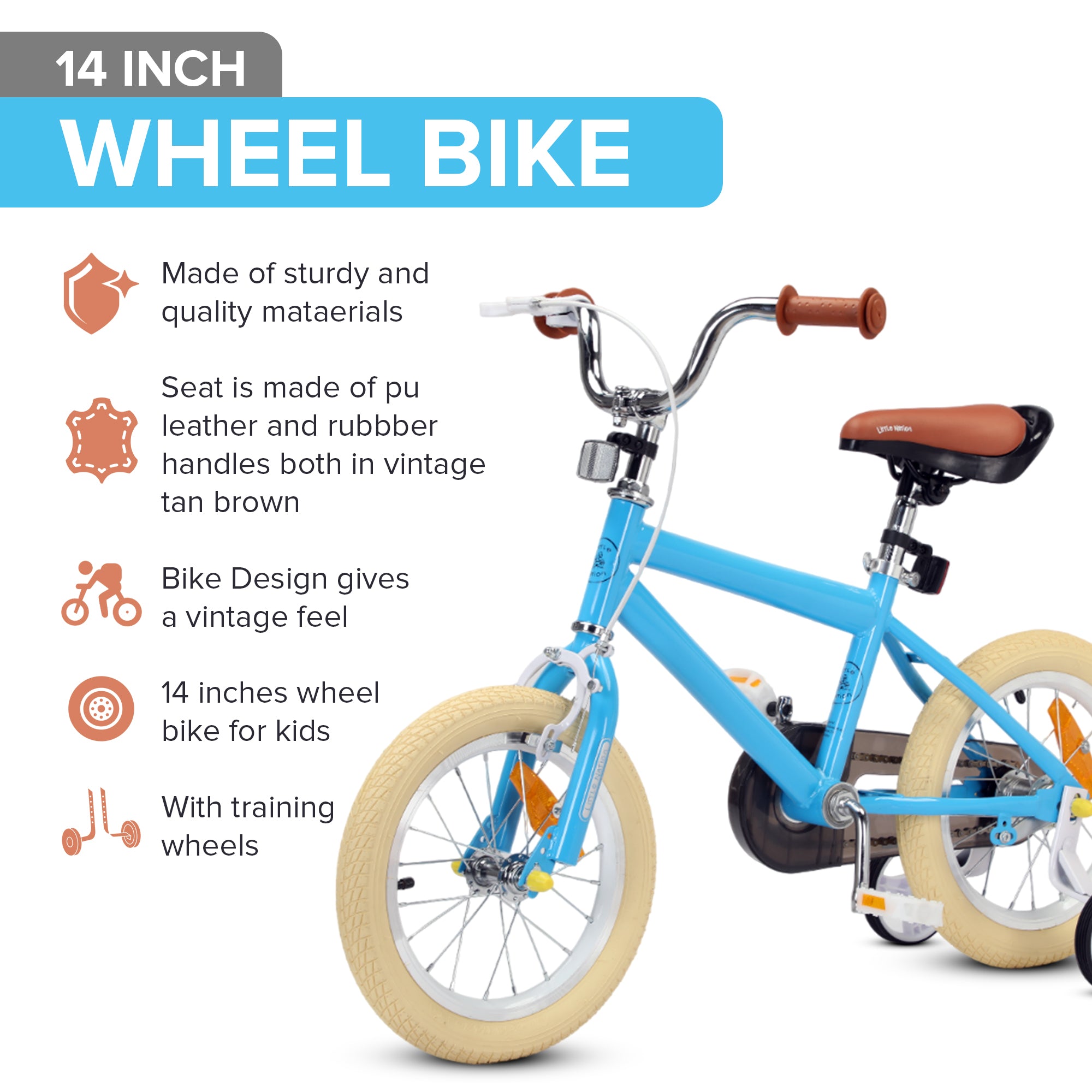 14 Inch Pedal Bike 3–6 Years