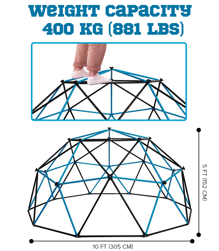 10ft Metal Climbing Dome - Little Nation