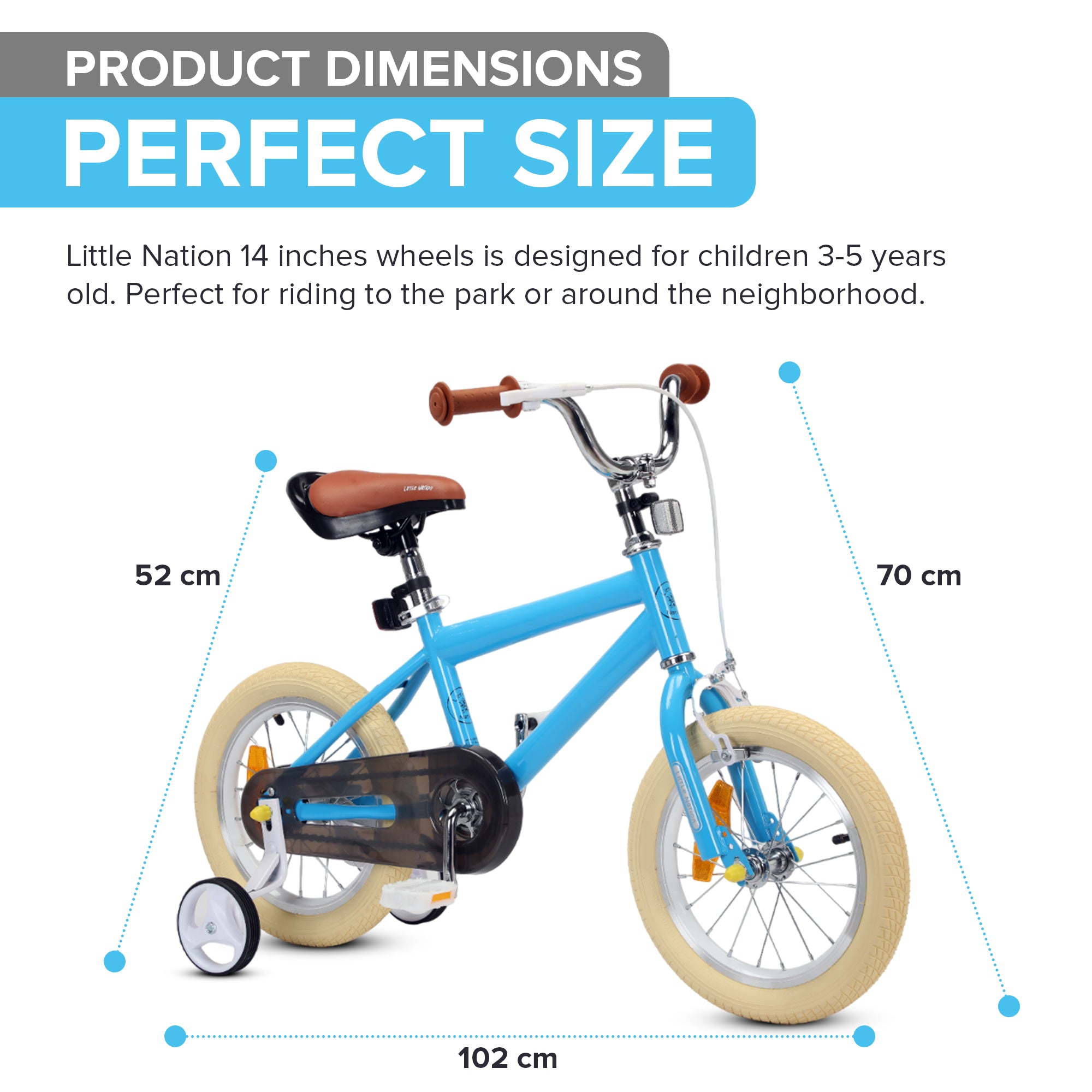 14 Inch Pedal Bike 3–6 Years