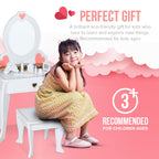 Wooden Dresser Table with Vanity Kit
