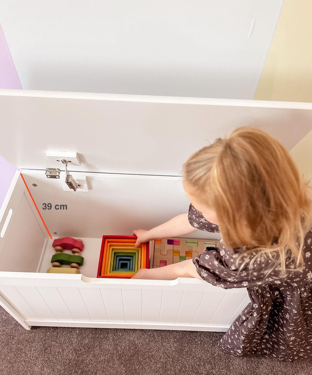 Lucky Toybox Storage Bench