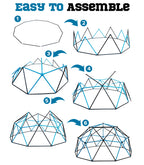 10ft Metal Climbing Dome - Little Nation