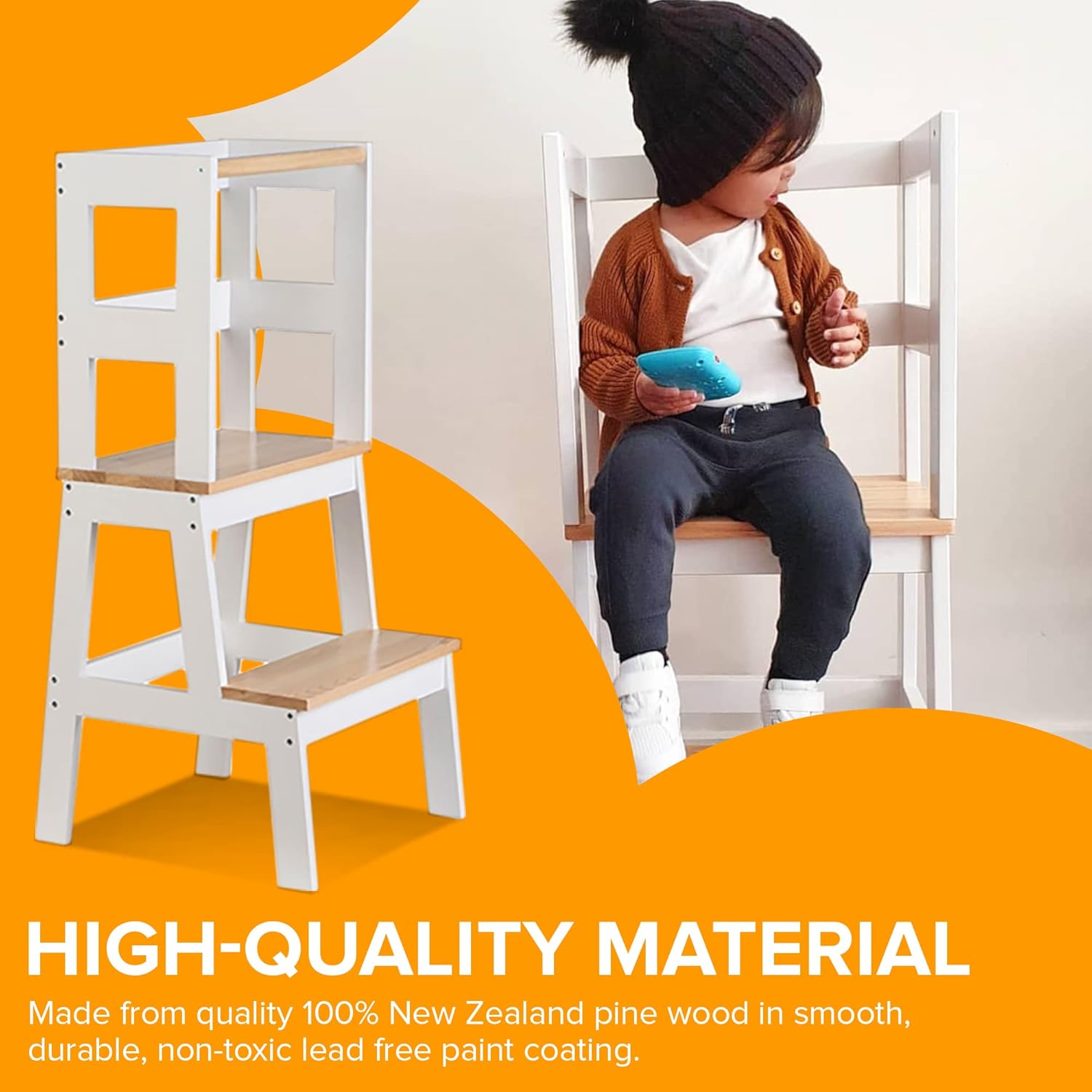 Oscar Learning Tower – Wooden Kitchen Helper Tower