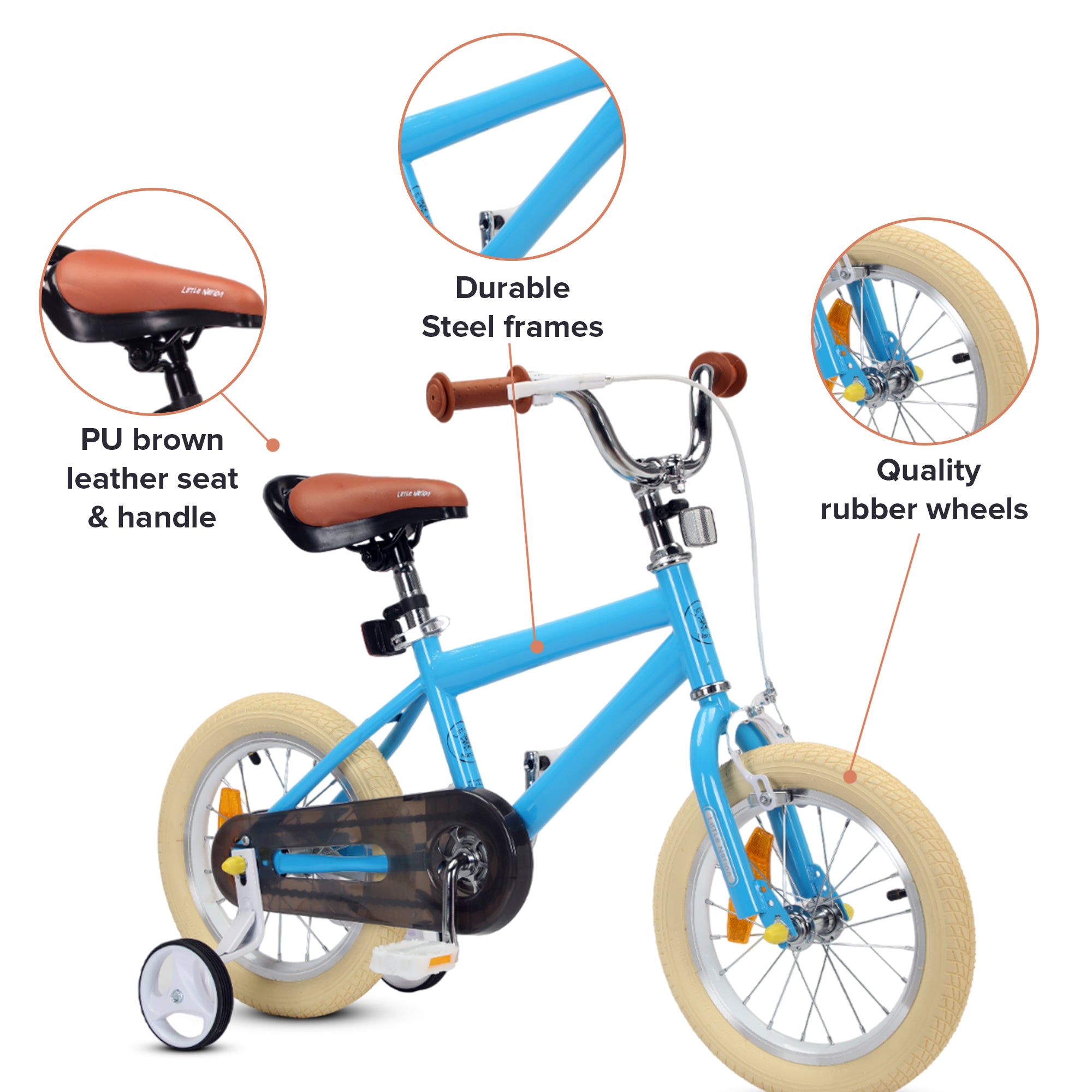 14 Inch Pedal Bike 3–6 Years