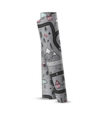 Baby Play Mat - Scandi Roads - Grey Cube (Large)