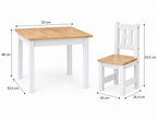 Hendrix Kids Table and Chairs Set