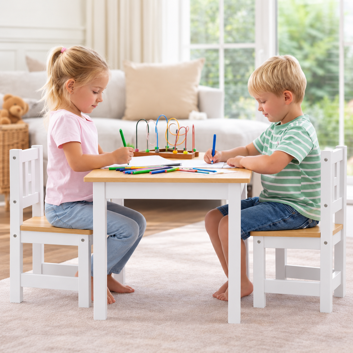 Hendrix Kids Table and Chairs Set