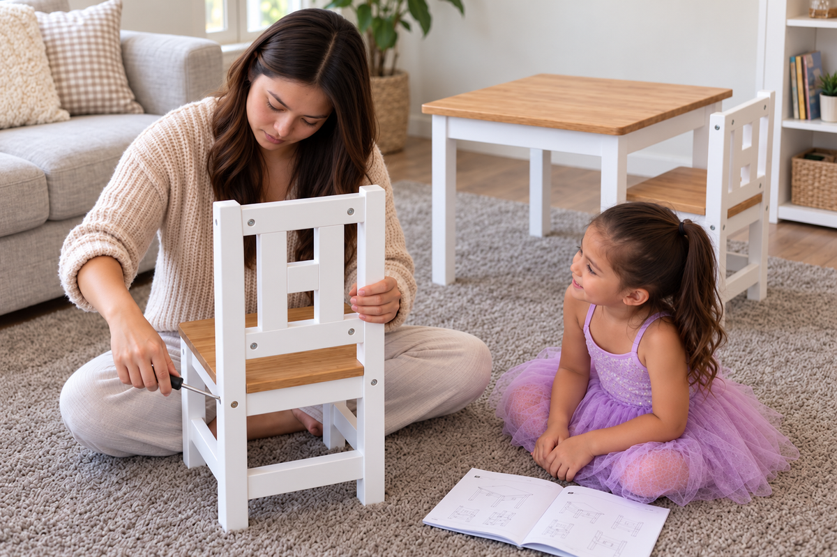 Hendrix Kids Table and Chairs Set
