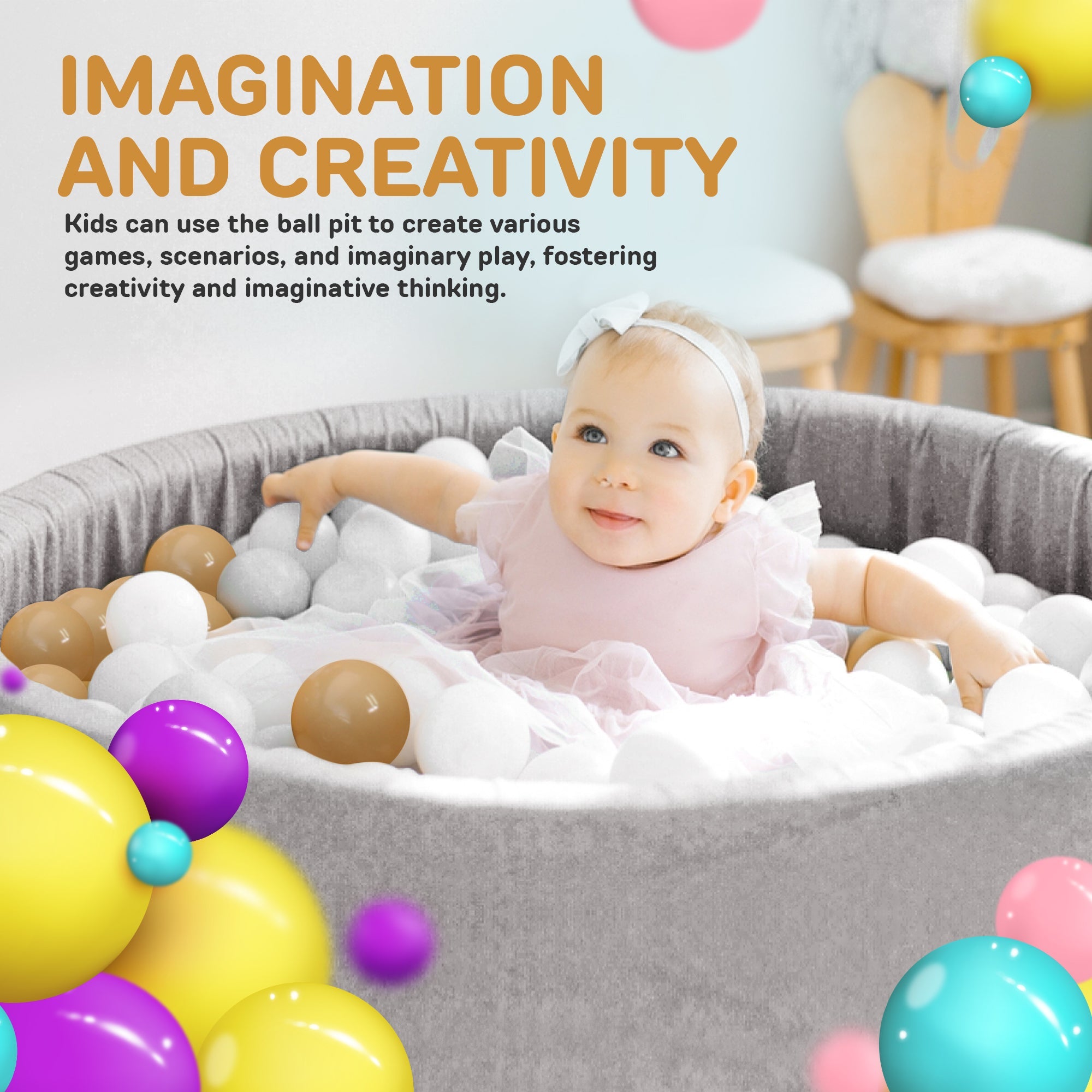 Foam Ball Pit Deluxe (Balls not included)