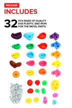 Climbing Wall Hold Rocks - 32 pcs set