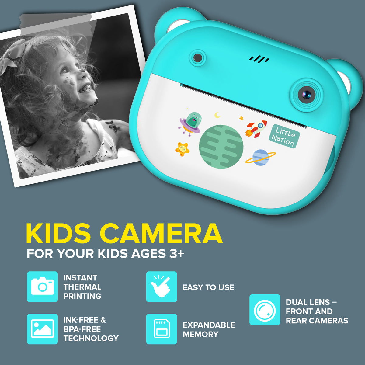 Instant Print Kids Camera