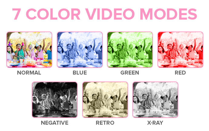 PINK Waterproof Kids Action Camera-06