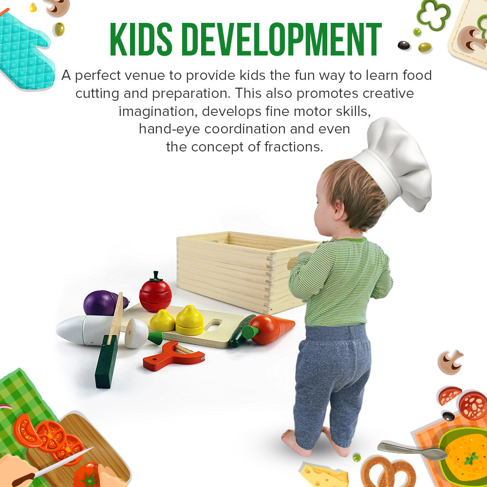 Play Pretend Cutting Vegetables
