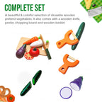 Play Pretend Cutting Vegetables