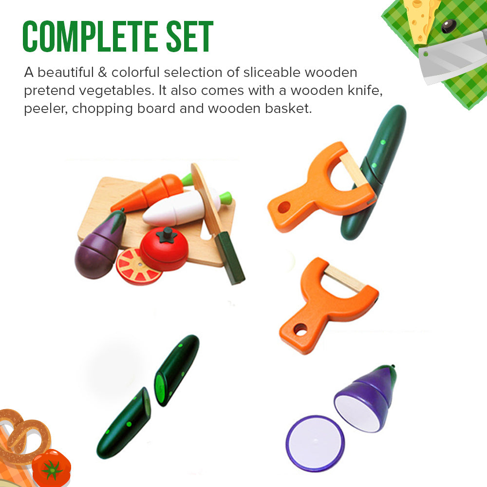 Play Pretend Cutting Vegetables