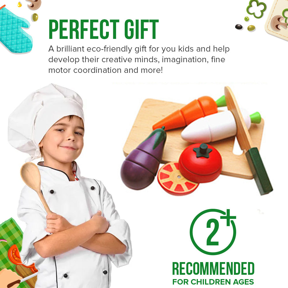 Play Pretend Cutting Vegetables