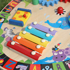 Toddler Activity Table Sensory Board