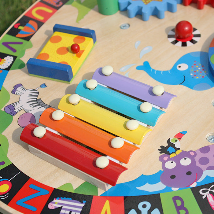 Toddler Activity Table Sensory Board
