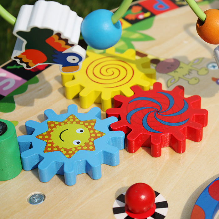 Toddler Activity Table Sensory Board