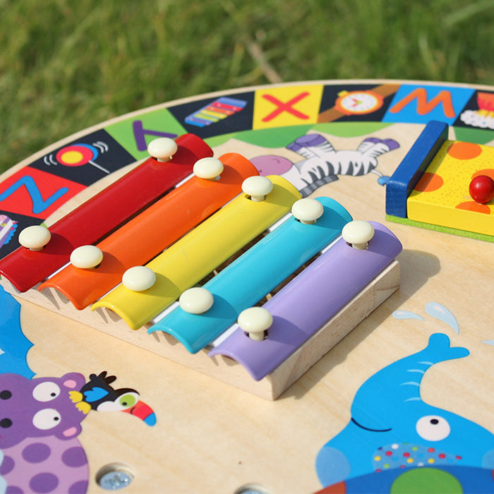 Toddler Activity Table Sensory Board