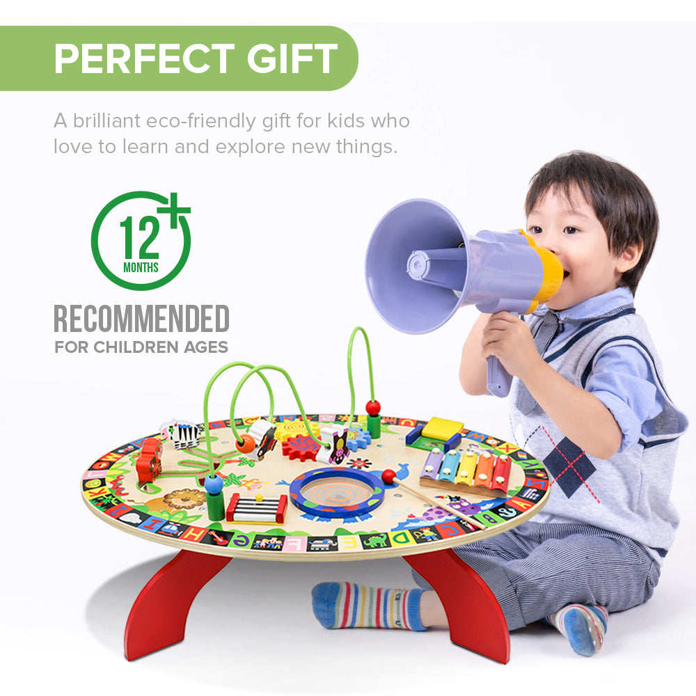 Toddler Activity Table Sensory Board