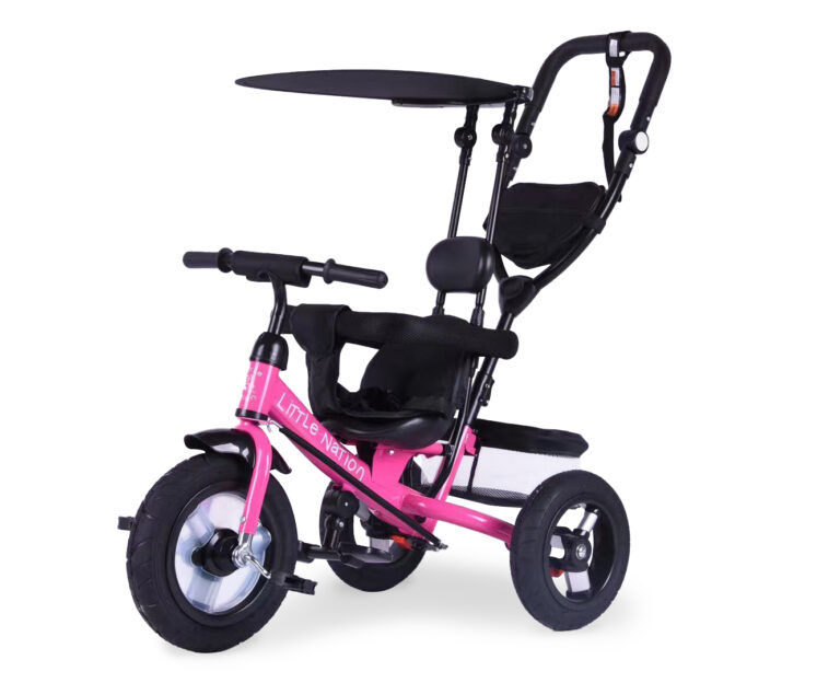 Push Trike Deluxe Pink Little Nation Kids Toys, School