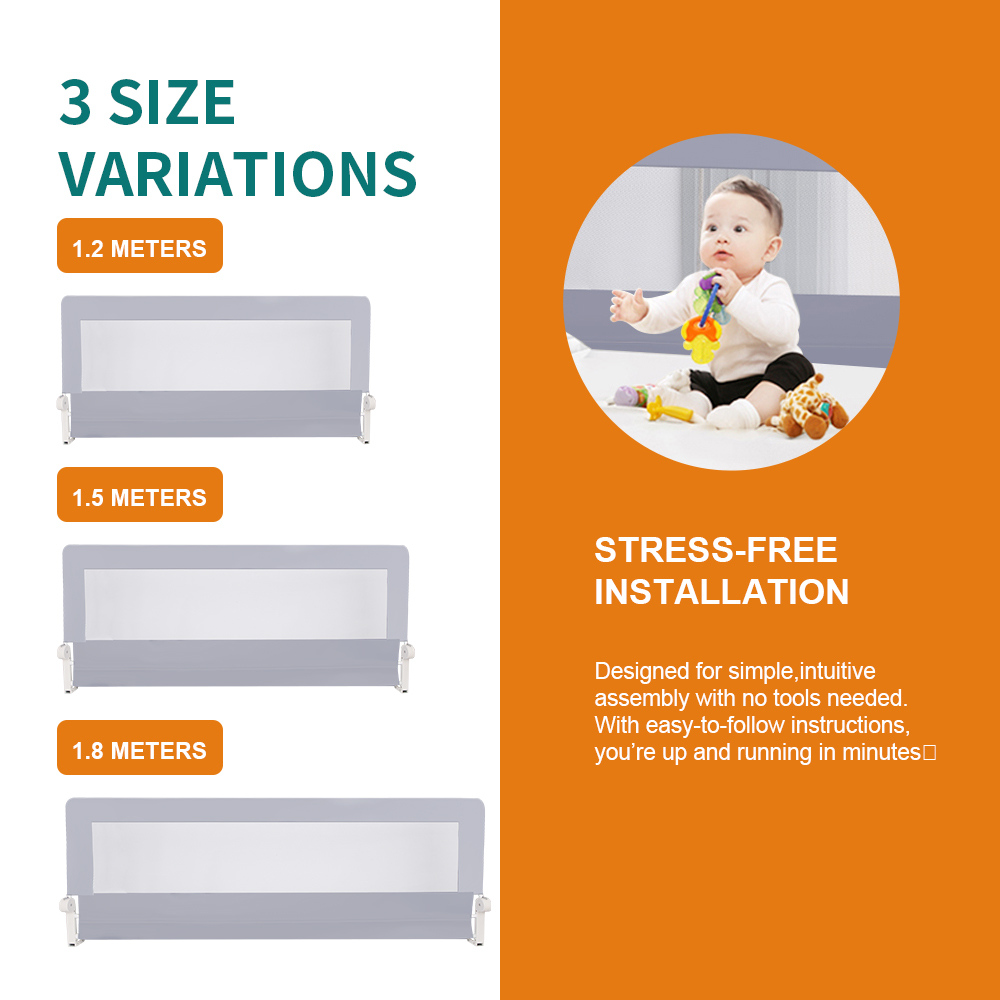 Bedside Rail Guard 1.8 meter Little Nation Kids Toys, School