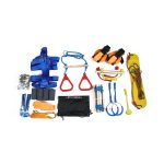 2 x 50ft Slackline Ninja Warrior 10pc Obstacle Course