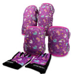 Unicorn Elbow Pad, Knee Pad and Gloves Protective Set