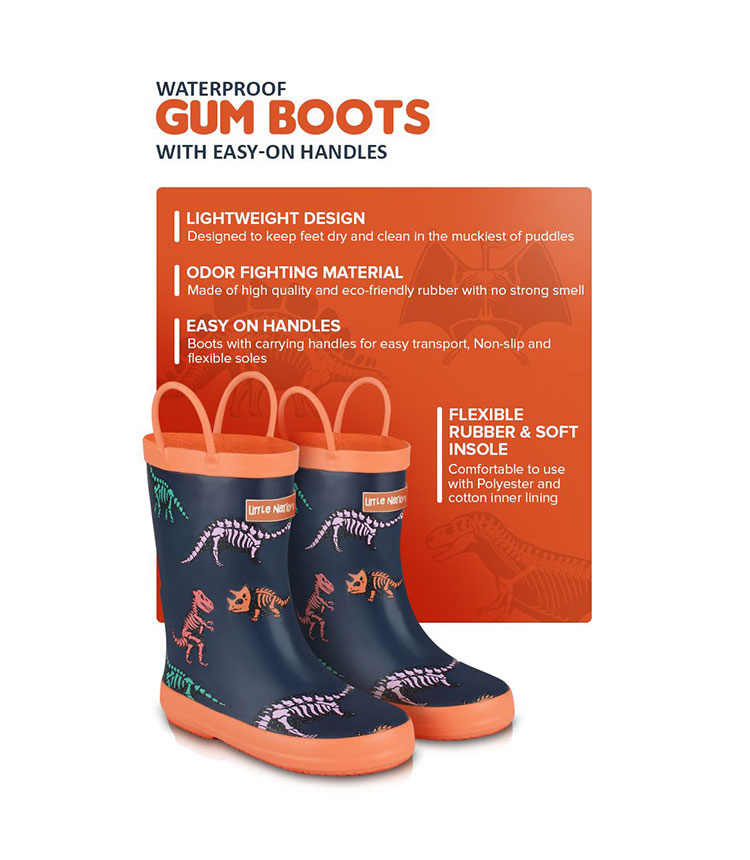 dinosaur gumboots