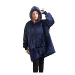 Hoodie Blanket Navy Blue