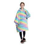 Hoodie Blanket Rainbow