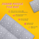 Jigsaw Puzzle Foam Play Mat 6 x 4 ft (Grey Moon/Stars) - Image 6
